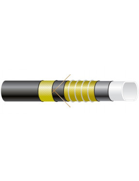 Химический напорно-всасывающий рукав Semperit FLEXICHEM XLPE DN 25 (25 мм, 1″) — концентрированные кислоты и удобрения, EN 12115, 16 бар
